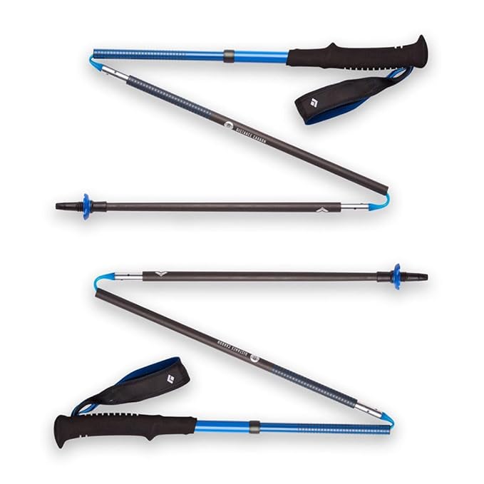 Black Diamond Equipment Distance Carbon Z Trekking/Running Poles - Ultra Blue - 115 cm