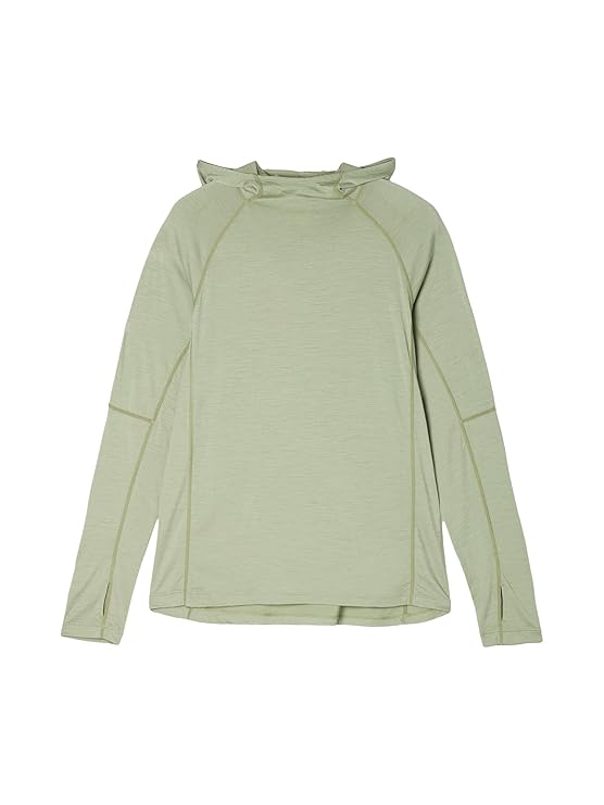 Icebreaker 150 Merino Fine Ace LS Hoodie Long Sleeve Cut and Sew T-Shirt, Men's