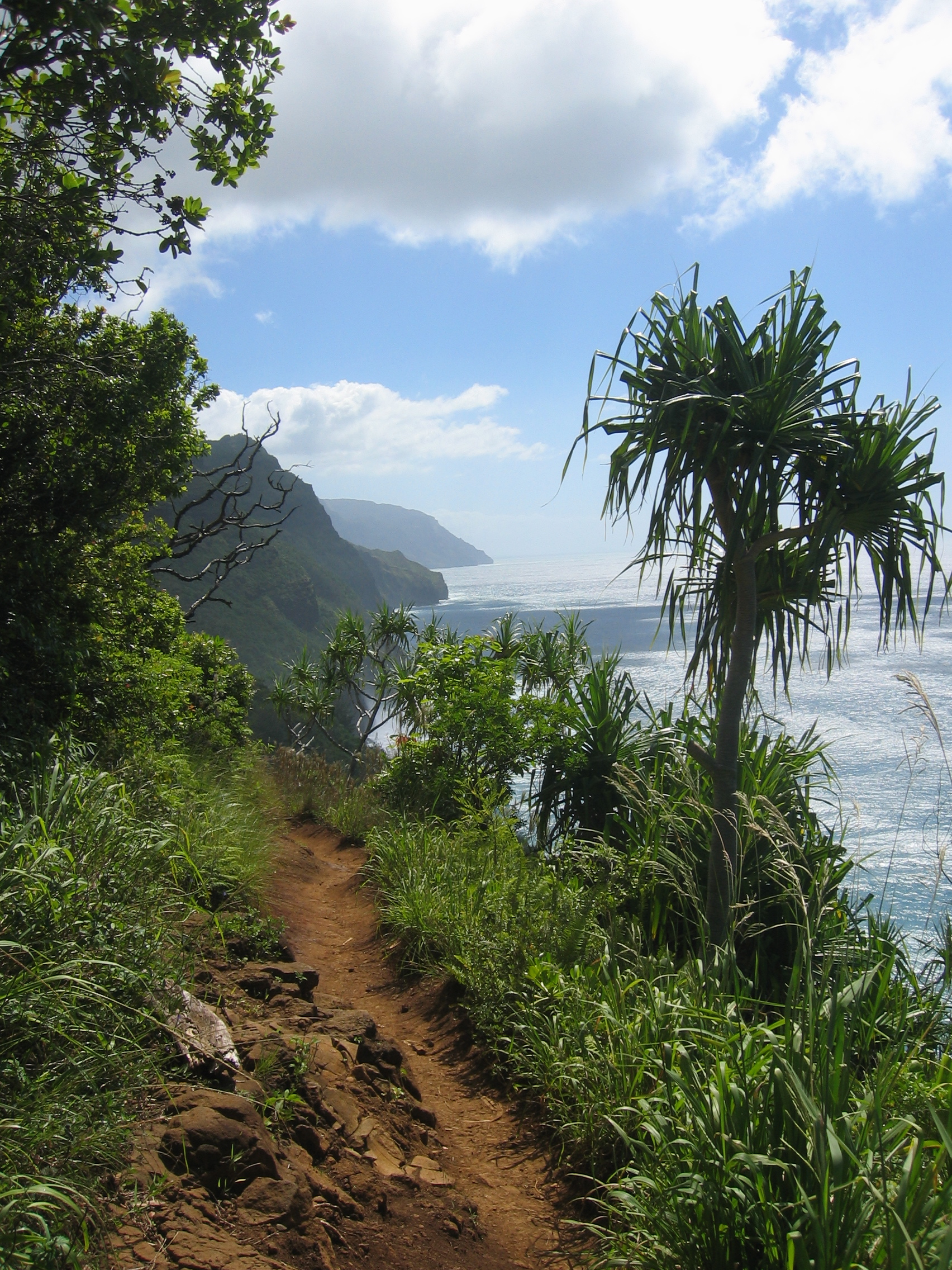 Kalalau Beach Campsite in Kauai, Hawaii