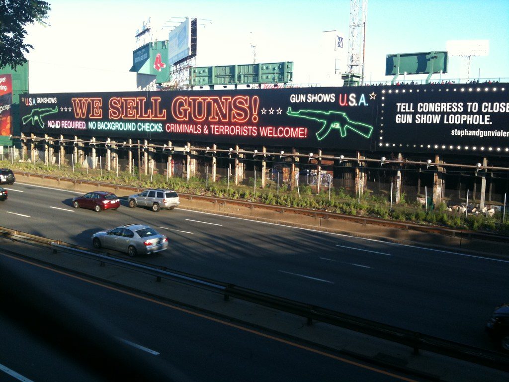 Anti-gun show loophole billboard