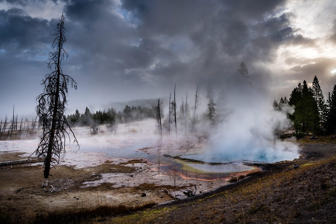 Geothermal area in National Parks