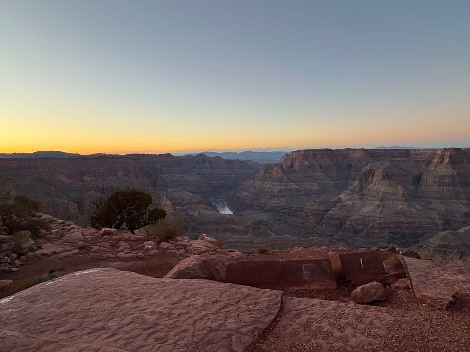 Sunset View of Grand Canyon Landscape