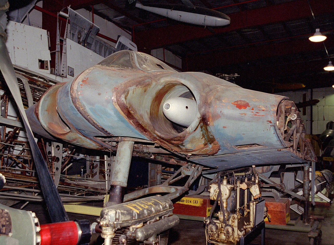 Horten Ho 229 V3 prototype at the Smithsonian's Garber restoration facility