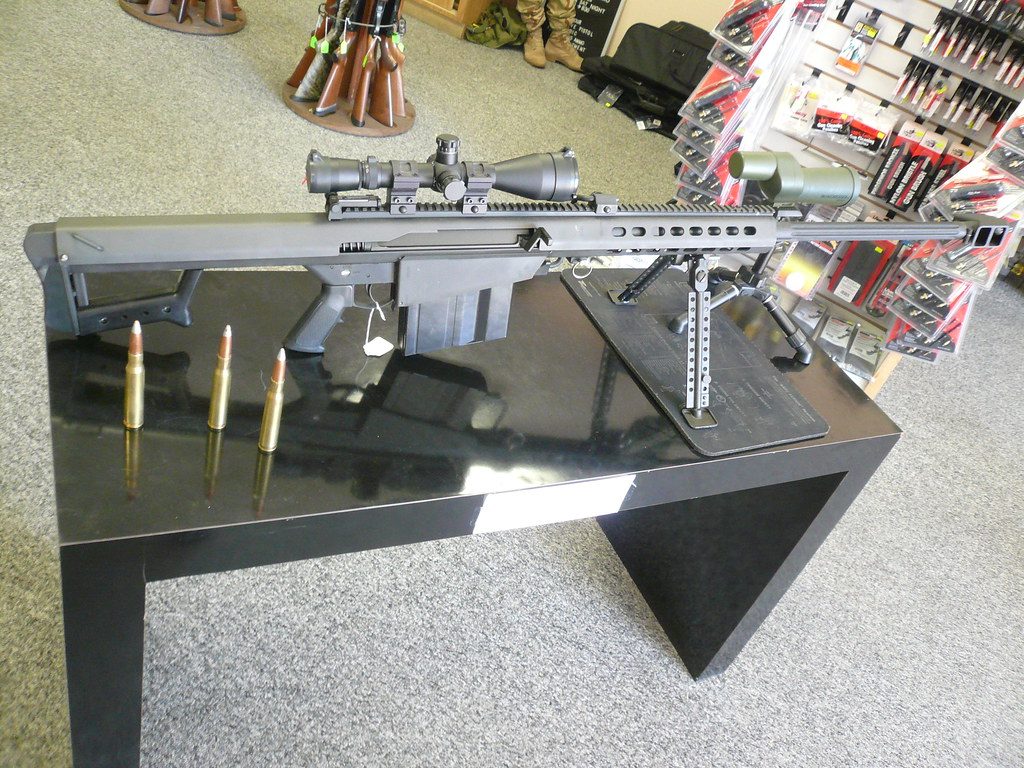 Sniper rifle, gun range, Las Vegas