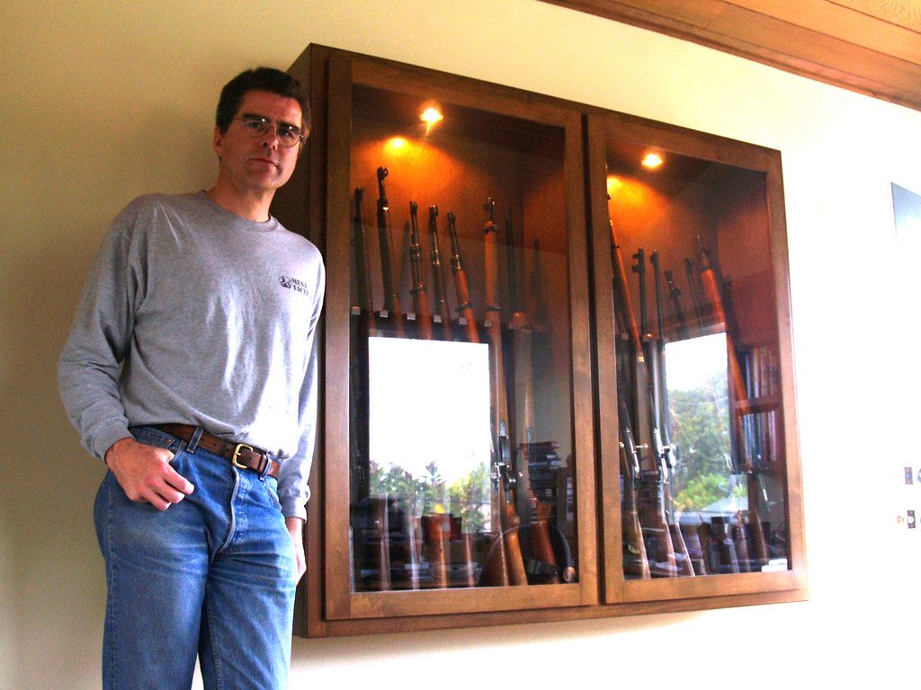 Spiffy new gun cabinet