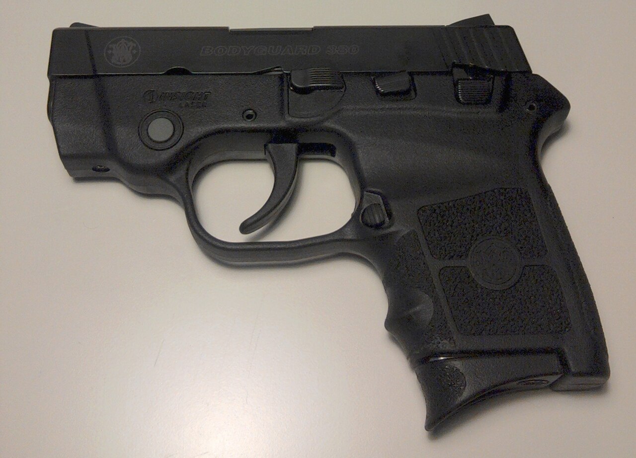 The Smith & Wesson Bodyguard .380 pistol.