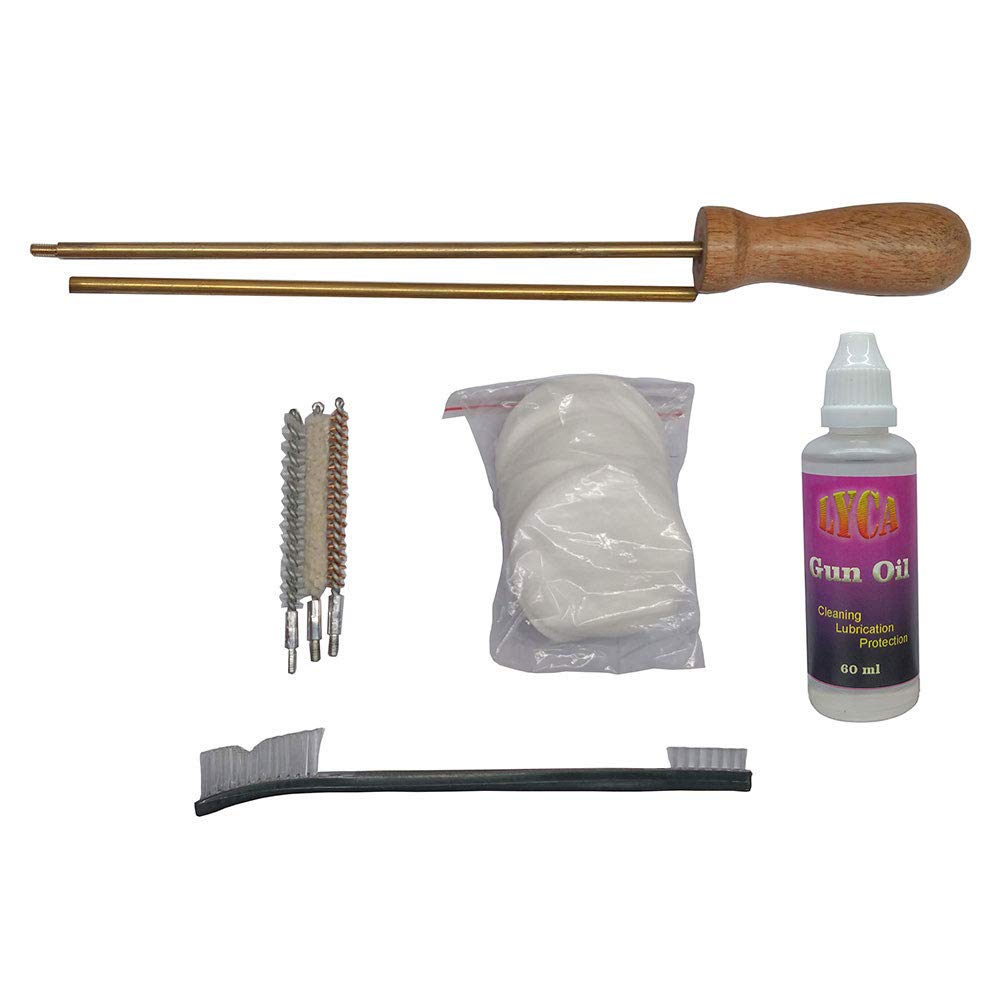 Multi-Piece Segmented Brass Rods Gun Cleaning Kits