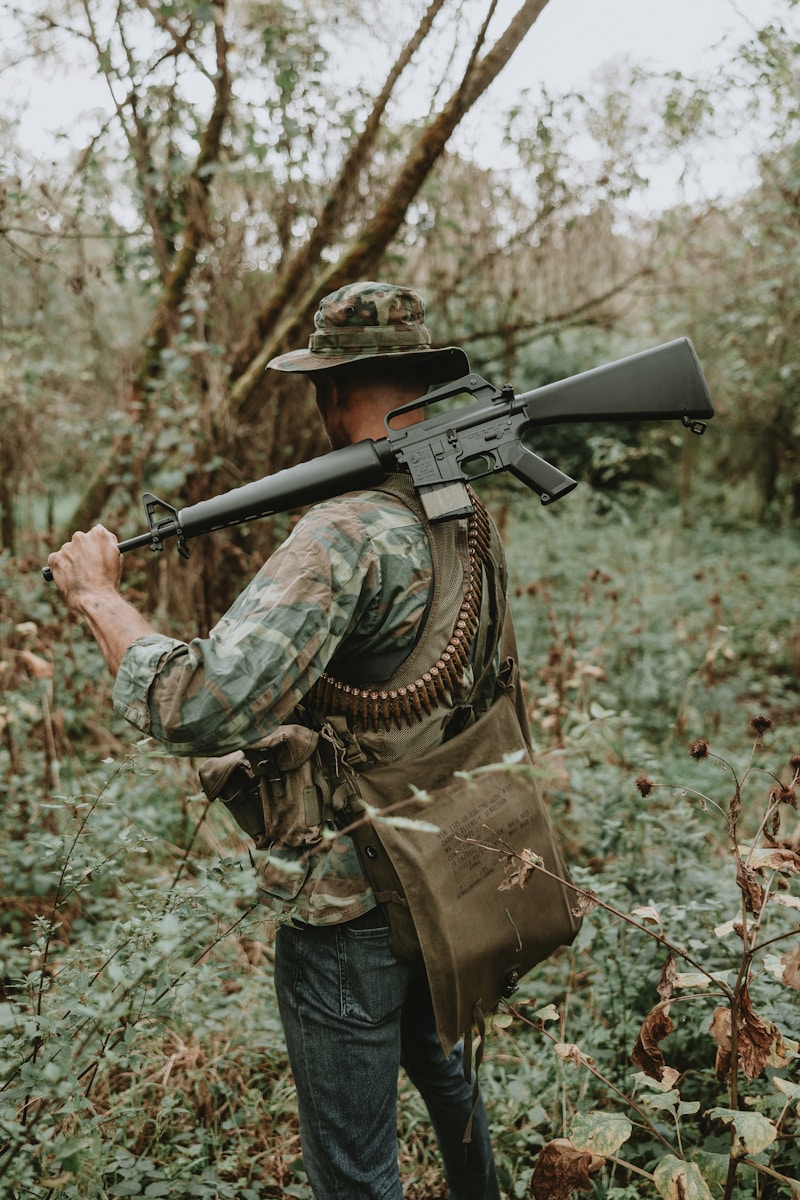 Shooter in Jungle with full gear