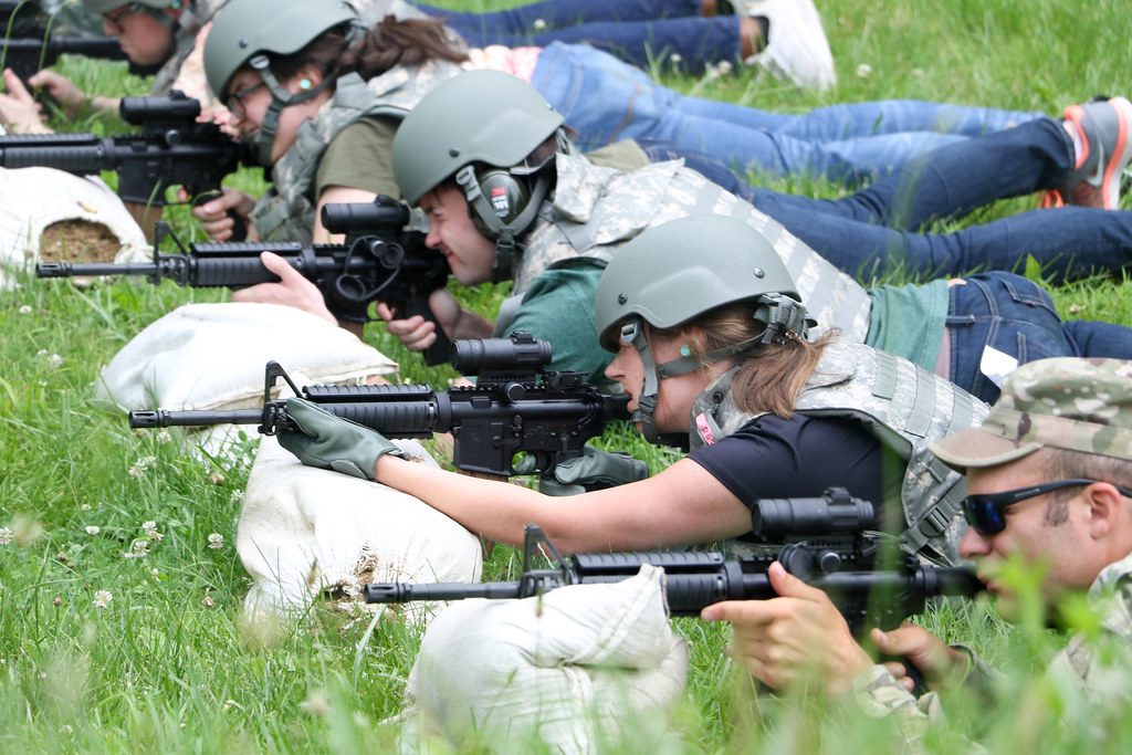 Congressional Staff Delegation Visit Rifle Range