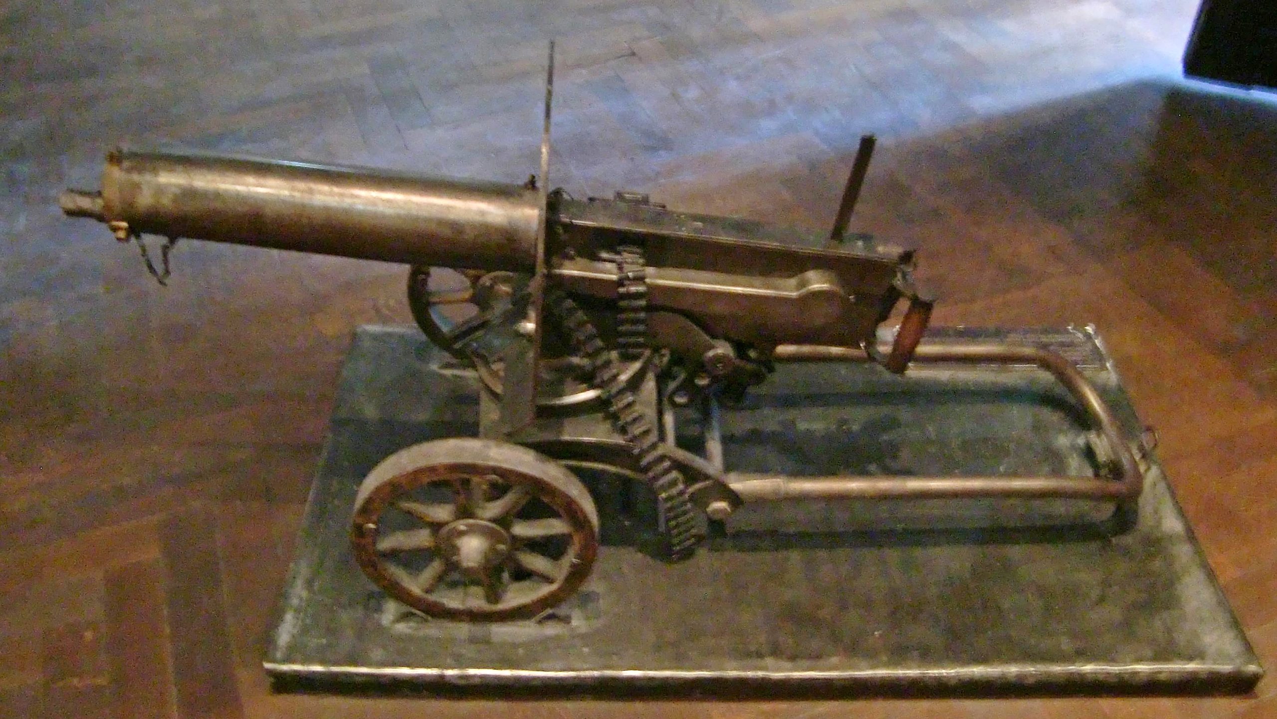 Maxim machine gun, with thanks to the Georgian National Museum for allowing photography