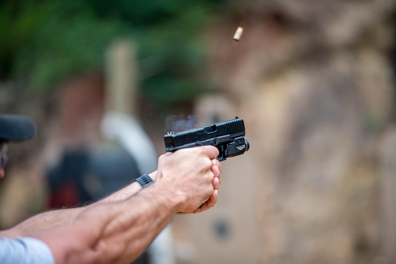 gun, bullet, shooting, hand gun, man, sport, security, army, police, safety