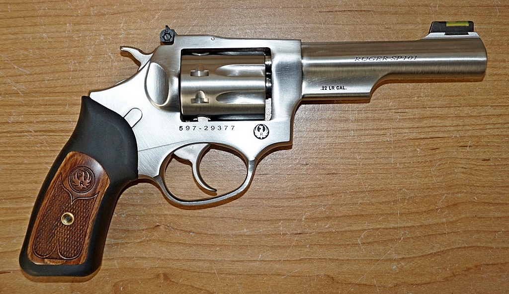Ruger SP101 .22 LR, 8 shots, 4 1⁄5 inch barrel