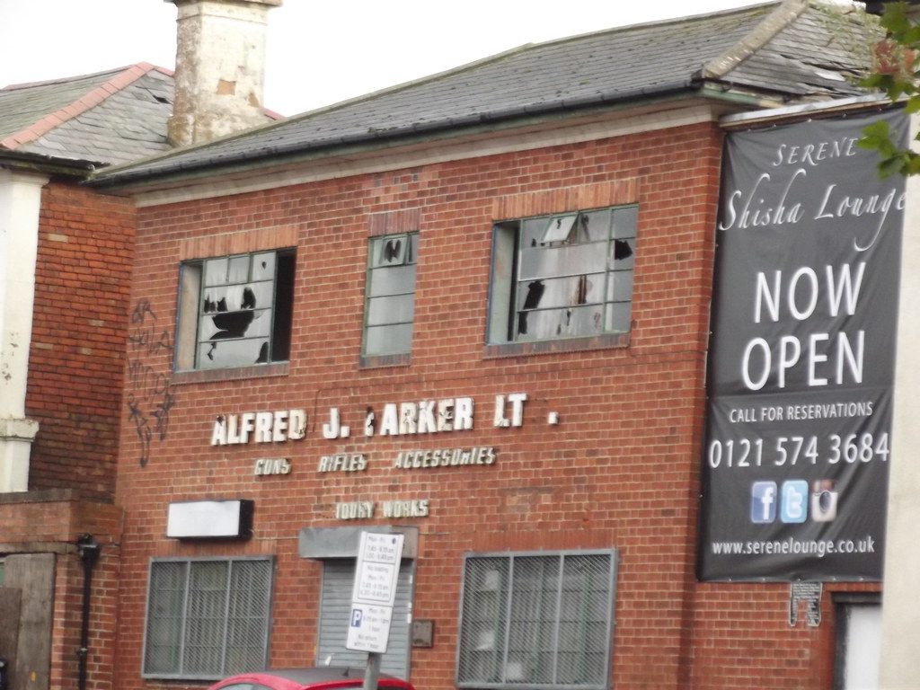 Alfred J. Parker Ltd - Moseley Road, Highgate - derelict gun factories